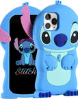 Ears Can Move Stitch For iPhone 14 13 12 11 Pro Max Xs XR 6 7 8Plus Case Soft Silicone Soft Case