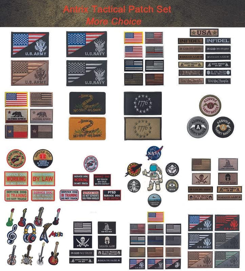 2 Pcs Tactical Funny Official Asshole Patch Hook and Loop Embroidered Fastener Applique Emblem for Caps,Jacket,Backpacks,Vest,Coat,Work Uniform,Harness,Diy Clothing,Patch Collect