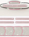 8pcs Bling Car Door Handle Anti-Collision Diamond Stickers - Sparkling PVC Decals for Stylish Protection, Fits Most Vehicles, Car Stickers