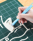 Brayer Roller & Mat Tweezers Remover Set Craft Stamping Brayer Tools for Cricut/Silhouette/Brother Crafting Printmaking