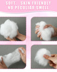 1000G/ 35Oz Polyfill Stuffing Polyester Fiber Filling Stuffings in 4 Pack Pillow Couch Stuffed High Resilience Fiber for Cushion Small Dolls Crafts Comforter DIY Padding Quilts