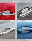 8pcs Bling Car Door Handle Anti-Collision Diamond Stickers - Sparkling PVC Decals for Stylish Protection, Fits Most Vehicles, Car Stickers