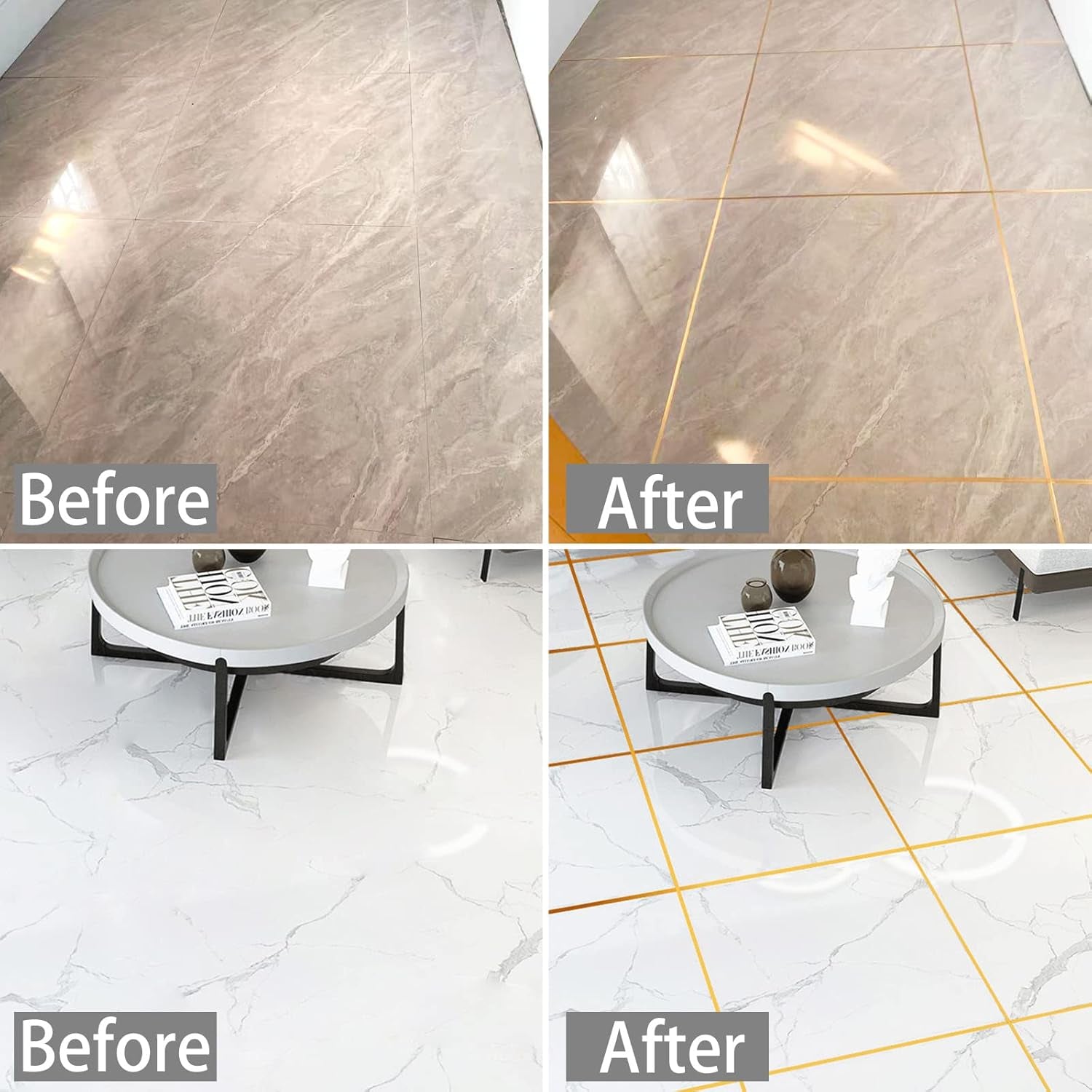 Peel and Stick Gold Metalized Polyester Mylar Film Craft Tape, Self-Adhesive Wall Molding Trim with Vibrant Mirror-Like Finish for DIY Projects Decorative Graphic Arts, 55Yds X 0.4In