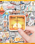 Catholic Stickers 400PCS Religious Stickers for Kids, Bible Verse Stickers for Journaling Women Catholic Jesus Stickers for Water Bottles Laptop Catholic Gifts