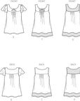 U06871A New Look Easy to Sew Misses' Pullover Tunic and Top Sewing Pattern Kit, Code 6871, Sizes 10-22