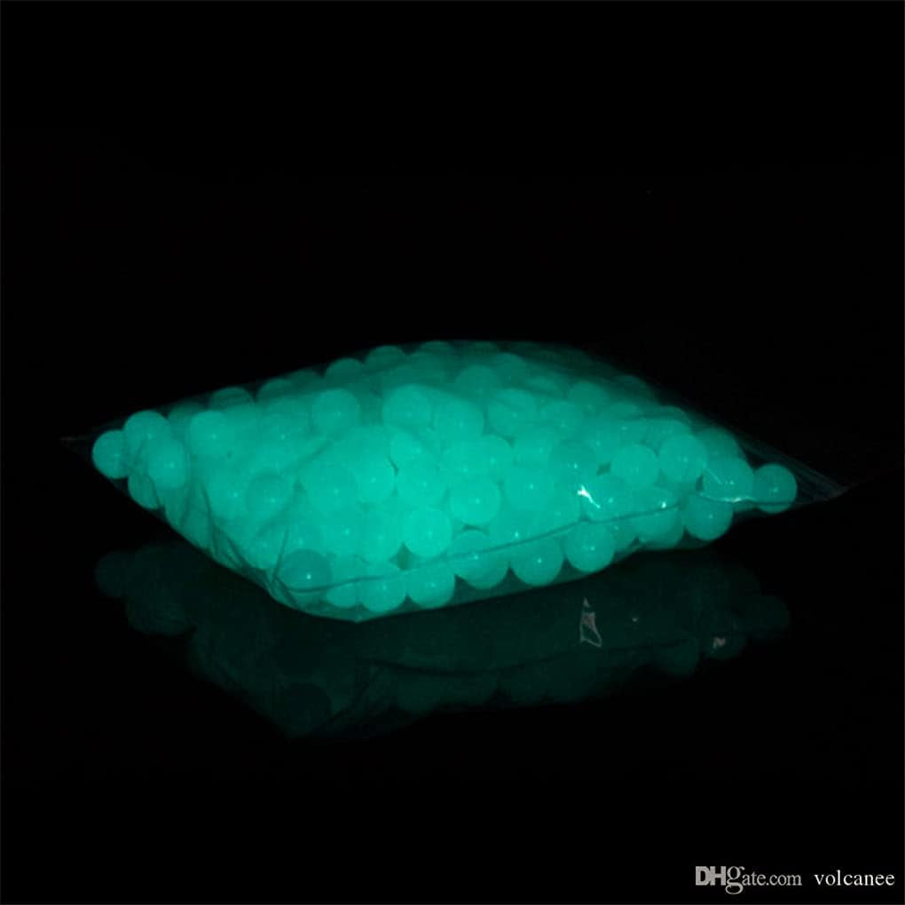 6Mm Color Mixing Quartz Balls UV Reactive Pearls American Glass (20Pcs)