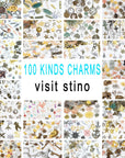 100 Gram Metal Charms for Jewelry Making, Silver & Gold, Bulk Pack for Bracelets, Necklaces, Crafts