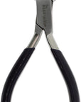 Double Nylon Jaw Ring Bending Plier, 5.5 Inches (140Mm), Black PVC Comfort Grip Handle, No Spring, for Protecting Wire When Bending