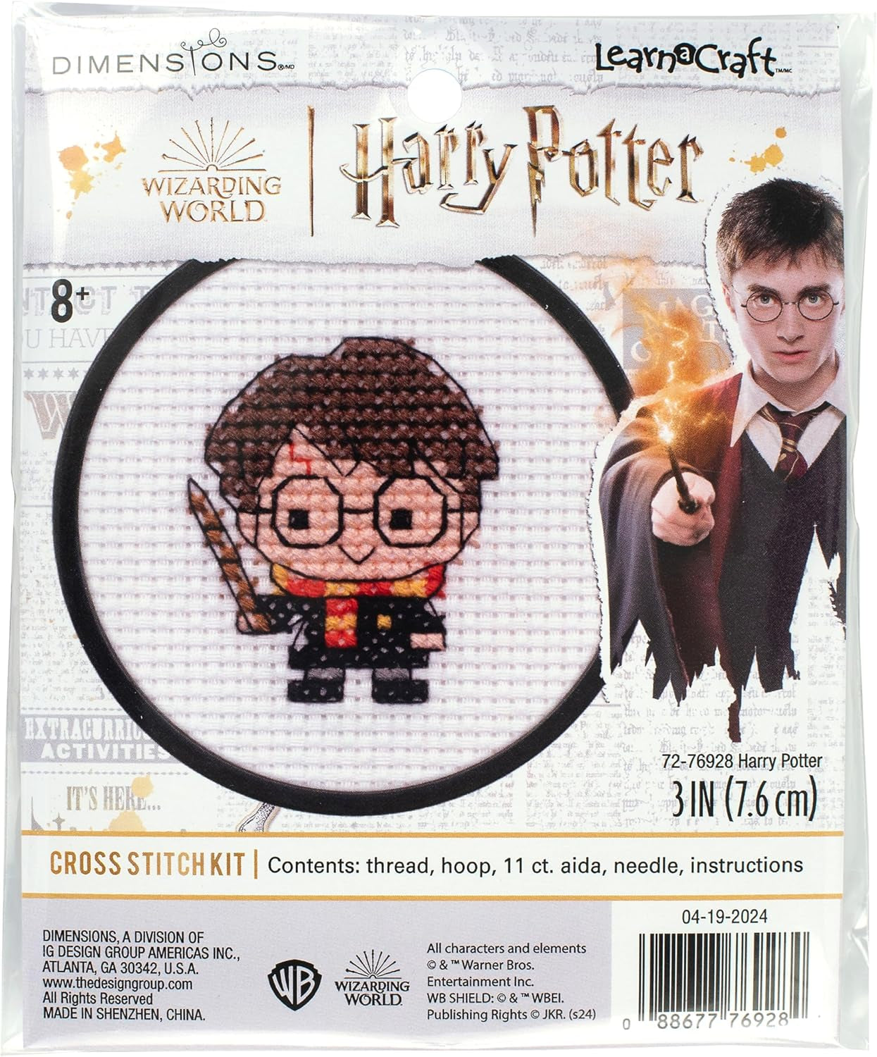 I Can&#39;T Adult Today Counted Cross Stitch Kit for Beginners, 6&#39;&#39;