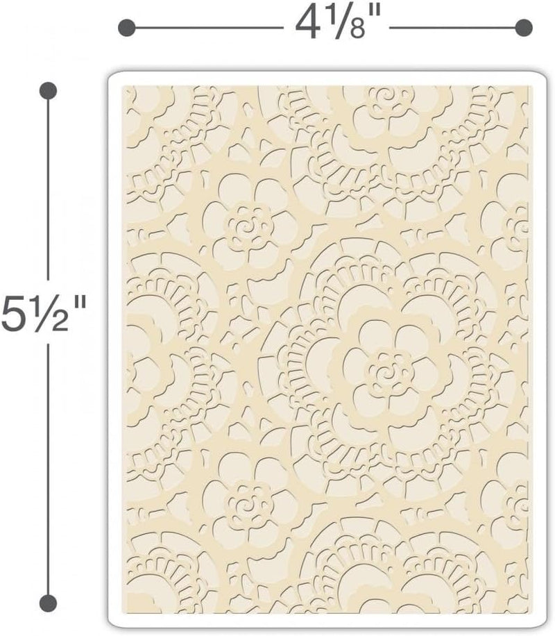 , Multi Color, One Size Embossing Folder 661824, Lace