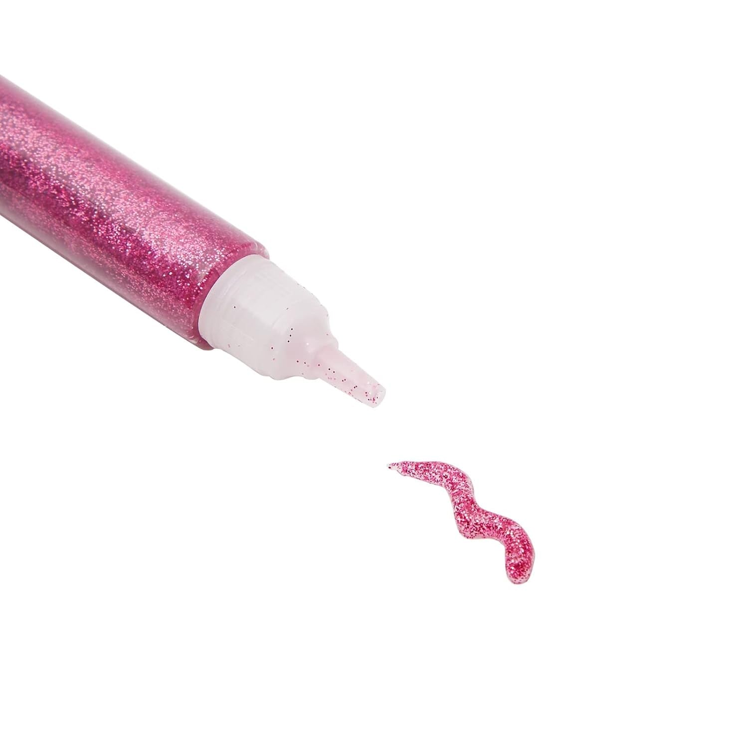 100 Pack Glitter Glue Pens - 0.35 Oz Rainbow Glue Stick Set for Arts & Crafts Projects, Slime Supplies, Scrapbooking, Cards (20 Metallic Colors) - Multi Colored Glitter Glue Pens