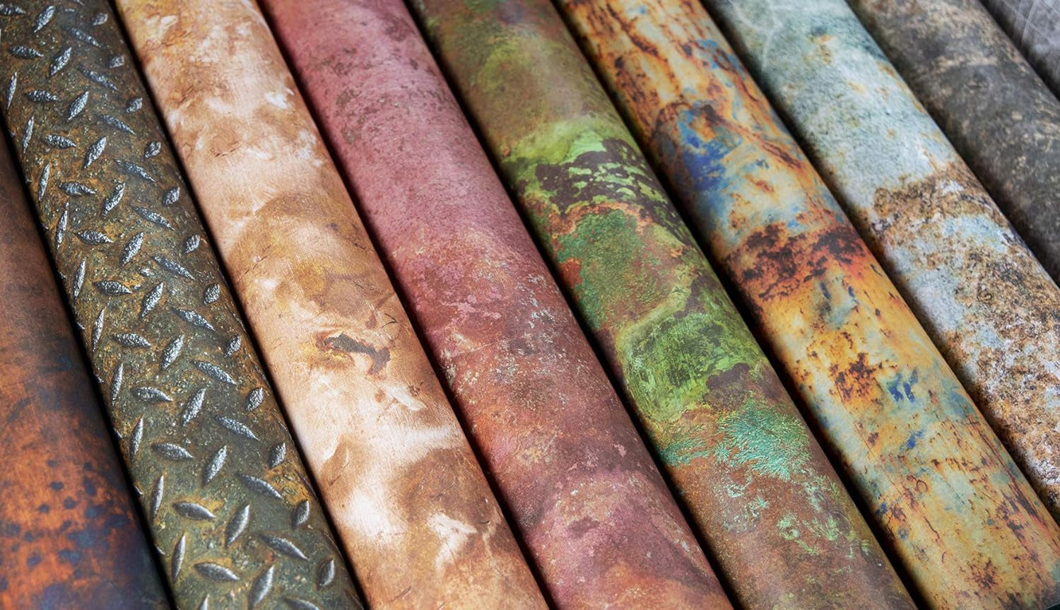 Double-Sided Paper Pad 12"X12" 30/Pkg-Metal Textures, 20 Designs, Multi