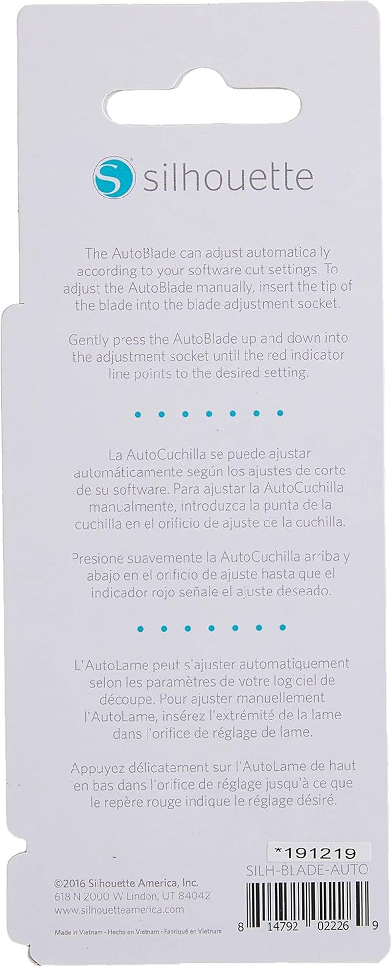 Autoblade Replacement for Cameo 3 and Portrait 2 (3 Pack), White