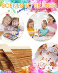 100 Pack Blank Wooden Cross Unfinished Cross Shaped Wood Cutouts for Crafts Wood Cross for DIY Projects Sunday School Church Home Decoration Ornaments, 11 X 7 Cm/ 4.3 X 2.8 Inches