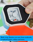 Round Corner Punch, 3 in 1-3 Way Corner Puncher Cutter for Paper Craft (R4Mm+R7Mm+R10Mm) for Cutting Different Corners, DIY Projects, Card Making & Scrapbooking