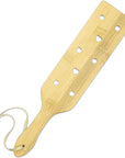 Bamboo Wood Paddle Lightweight Wooden Paddle with Airflow Holes, 13.3 Inch