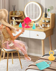57 Pack Doll Clothes and Accessories 5 Fashion Dresses 4 Tops 4 Pants Outfits 3 Wedding Gown Dresses 3 Swimsuits Bikini 5 Mini Dresses, 10 Hangers 15 Shoes Computer Cosmetic for 11.5 Inch Doll