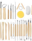30Pcs Clay Tools, Pottery Tools and Clay Sculpting Tools for Adults, Pottery Kit, Polymer Clay and Air Dry Clay Tools for Ceramics & Pottery Clay, Pottery Tool Kit for Craft Supplies