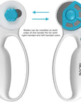 45Mm Rotary Cutter for Fabric with Safety Lock Ergonomic Classic Comfort Loop Rotary Cutter for Crafting Sewing Quilting (Extra 5Pcs 45Mm Replacement Blades Included)
