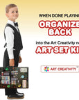 Deluxe Art Kit for Kids Art Set- Beginners Supplies 101 Piece Artist Drawing Painting Kit with Coloring Book, Art and Craft Gift Set for Boys, Girls, Ages 6 7 8 9 10 11 12