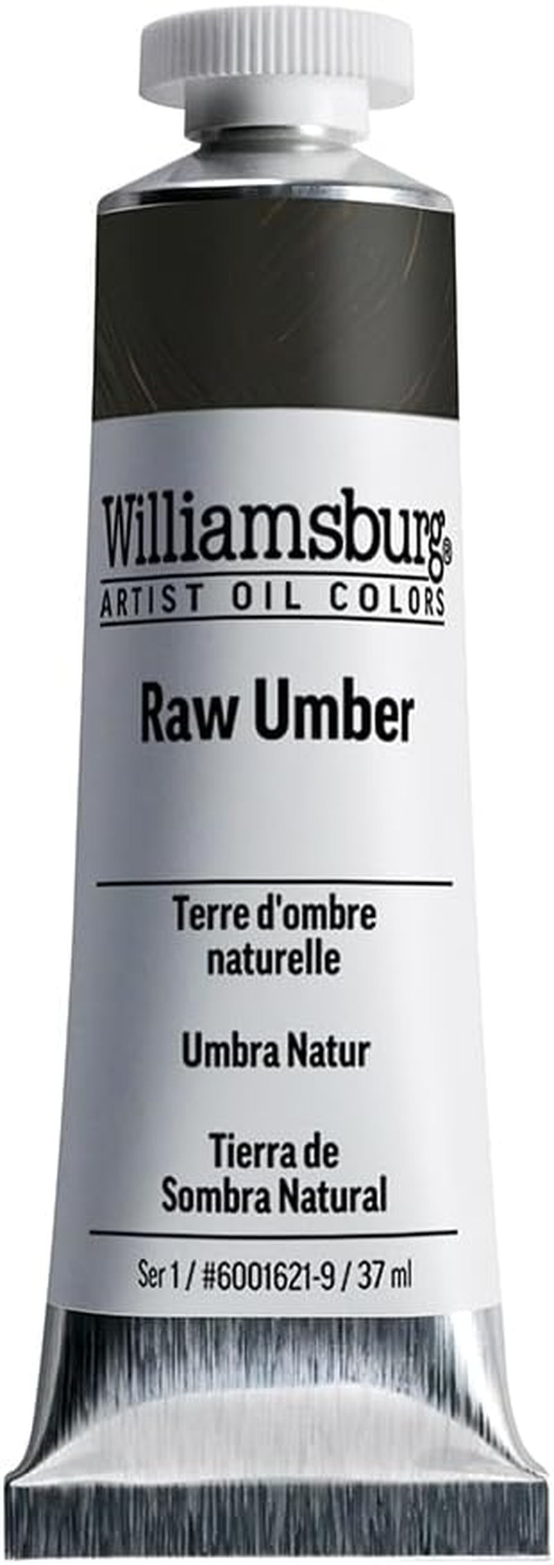 Artist Oil Colors by GOLDEN, Raw Umber, 37 Ml Tube, Professional Oil Paint, Semi-Opaque