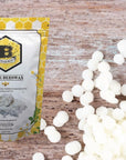 White Beeswax Pellets (1 Lb) | 100% Pure, Cosmetic Grade, Triple-Filtered Beeswax for DIY Skin Care, Lip Balm, Lotion, and Candle Making