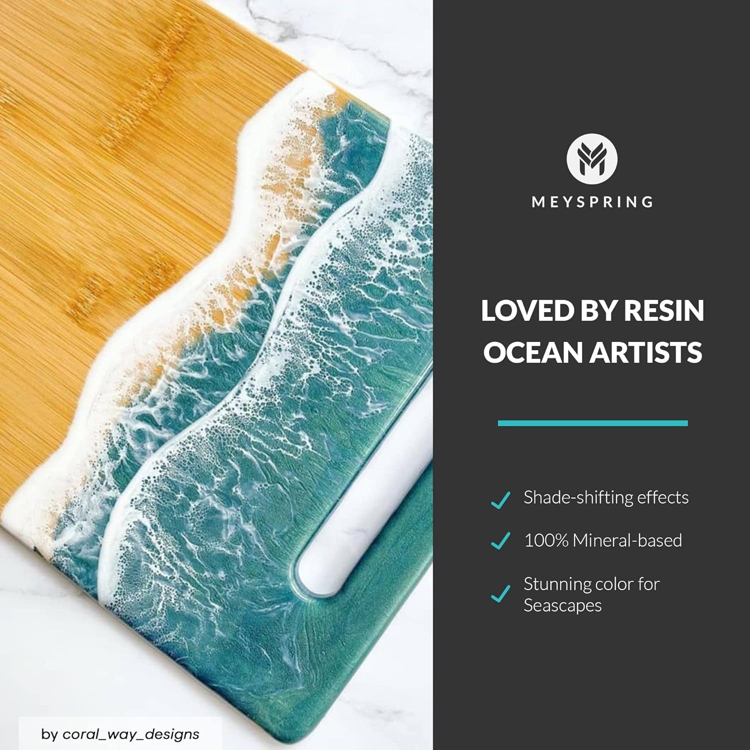 Mermaid Dust Epoxy Resin Color Pigment - 50 Grams - Great for Resin Art, Epoxy Resin, and UV Resin- Mica Powder for Epoxy Resin