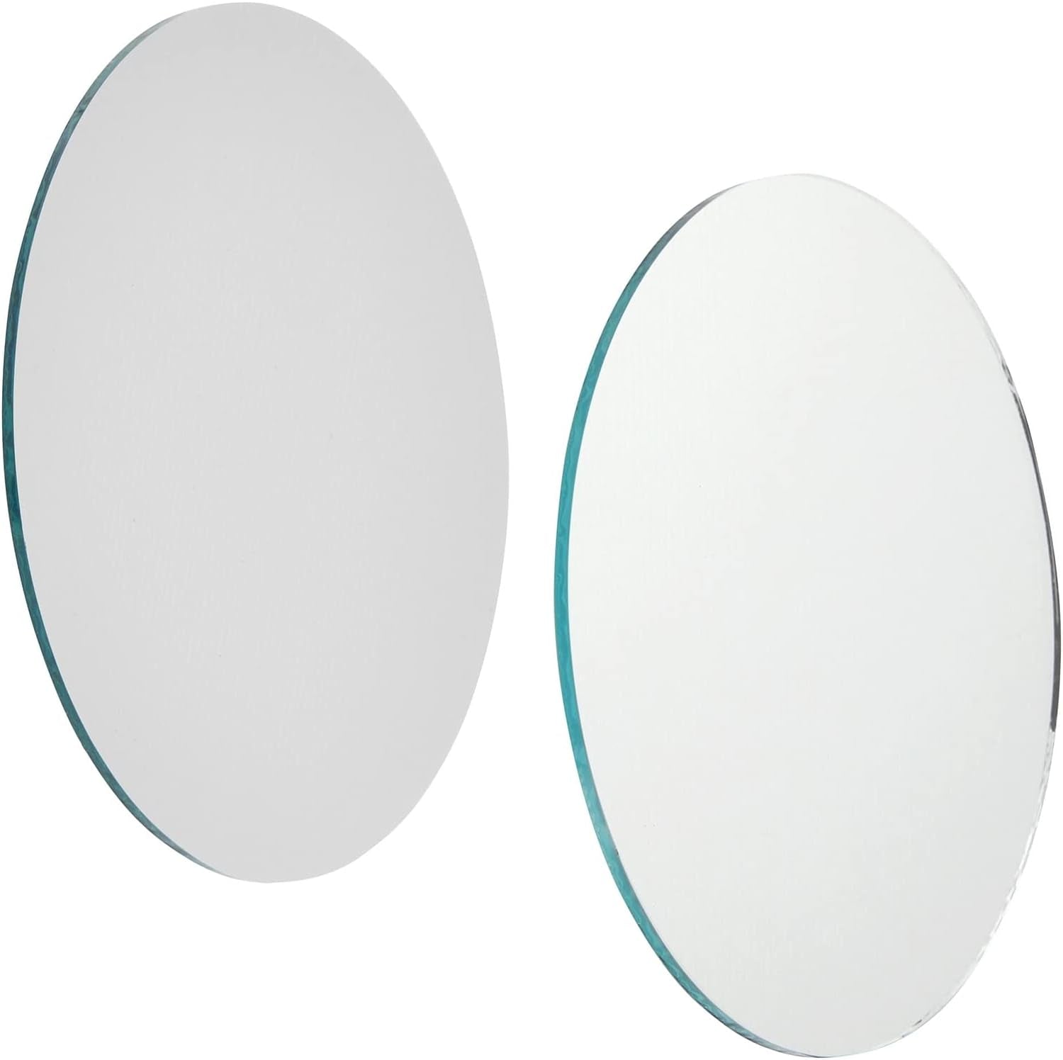 50-Pack of Small round Mirrors for Crafts, 4-Inch Glass Tile Circles for Wall and Table Decor, Mosaics, DIY Home Projects, Decorations, Arts and Crafts Supplies