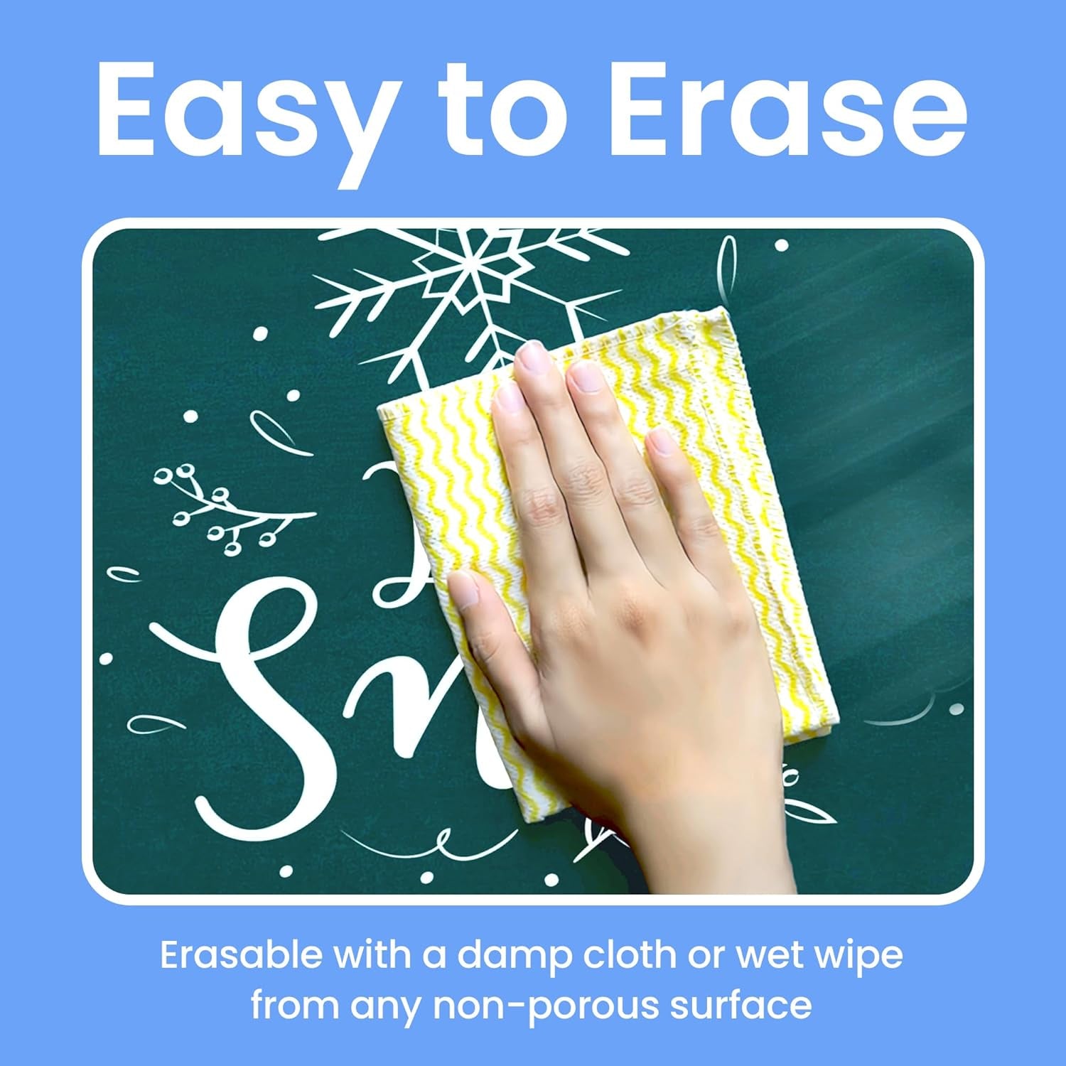 Liquid Chalk Markers Erasable Window Paint Pen: 15Mm Jumbo Wet Erase Glass Washable Markers Large Wide Tip 1 Black 2 White Chalk Markers for Chalkboard Blackboard Mirror Auto Car