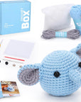 Crochet Kit for Beginners - Bee Crochet Kit, Learn to Crochet, All You Need In, Videos, Instructions, Soft Yarn, Birthday Gift for Adults