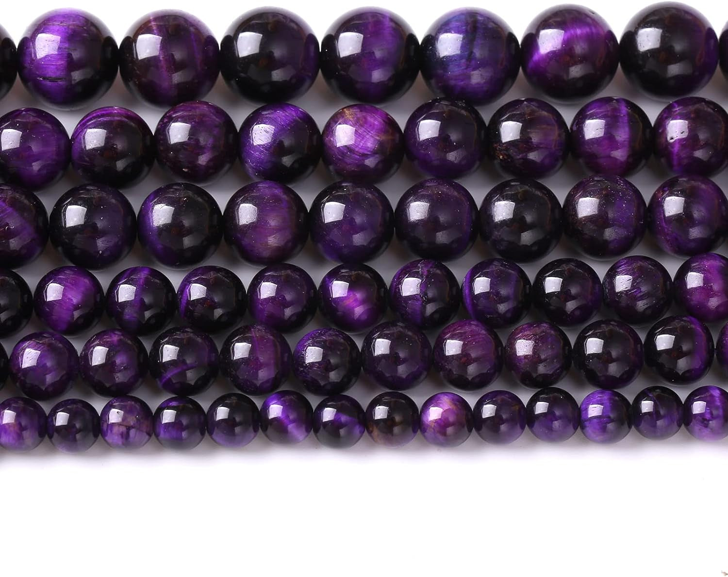 6MM 60PCS Natural Stone Black Labradorite Beads for Jewelry Making DIY Bracelet