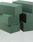 Floral Foam Blocks Wet Dry for Fresh or Artificial Flower Arrangements, Florist Styrafoam Bricks, 6 Pcs, Green