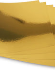 Cream Gold Metallic Paper Sheets 60 Pack Golden Foil Mirror Cardstock Shimmering Paper for Decorative, Weddings & Birthdays Invitations, Cardmaking & Paper Crafts Size 8.5" X 11"