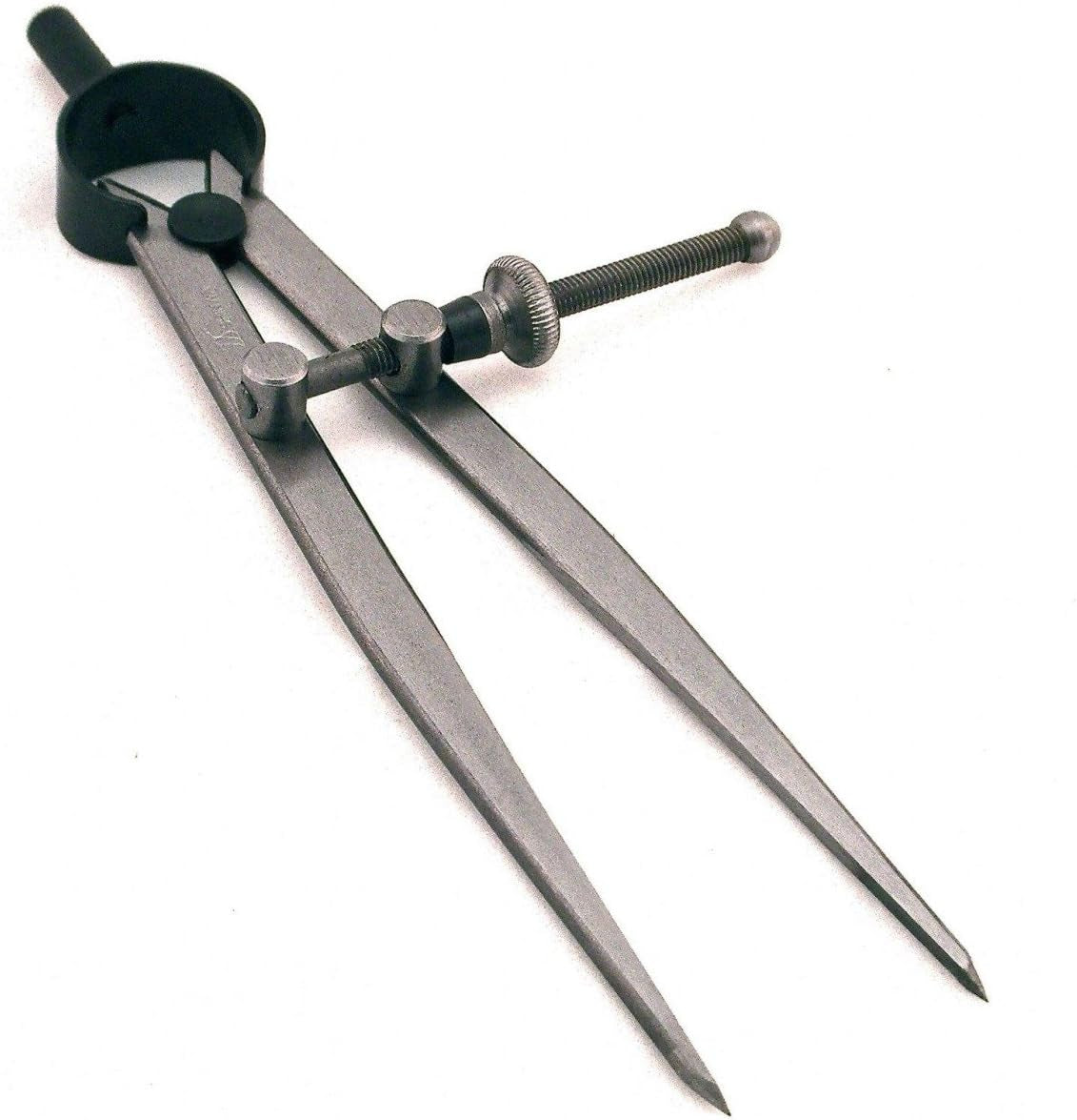 Leathers DIY Adjustable Edge Creaser Wing Divider,Rotating Craft Tool Leathercraft Compasses, Compass Drawing Tool (4 Inch)