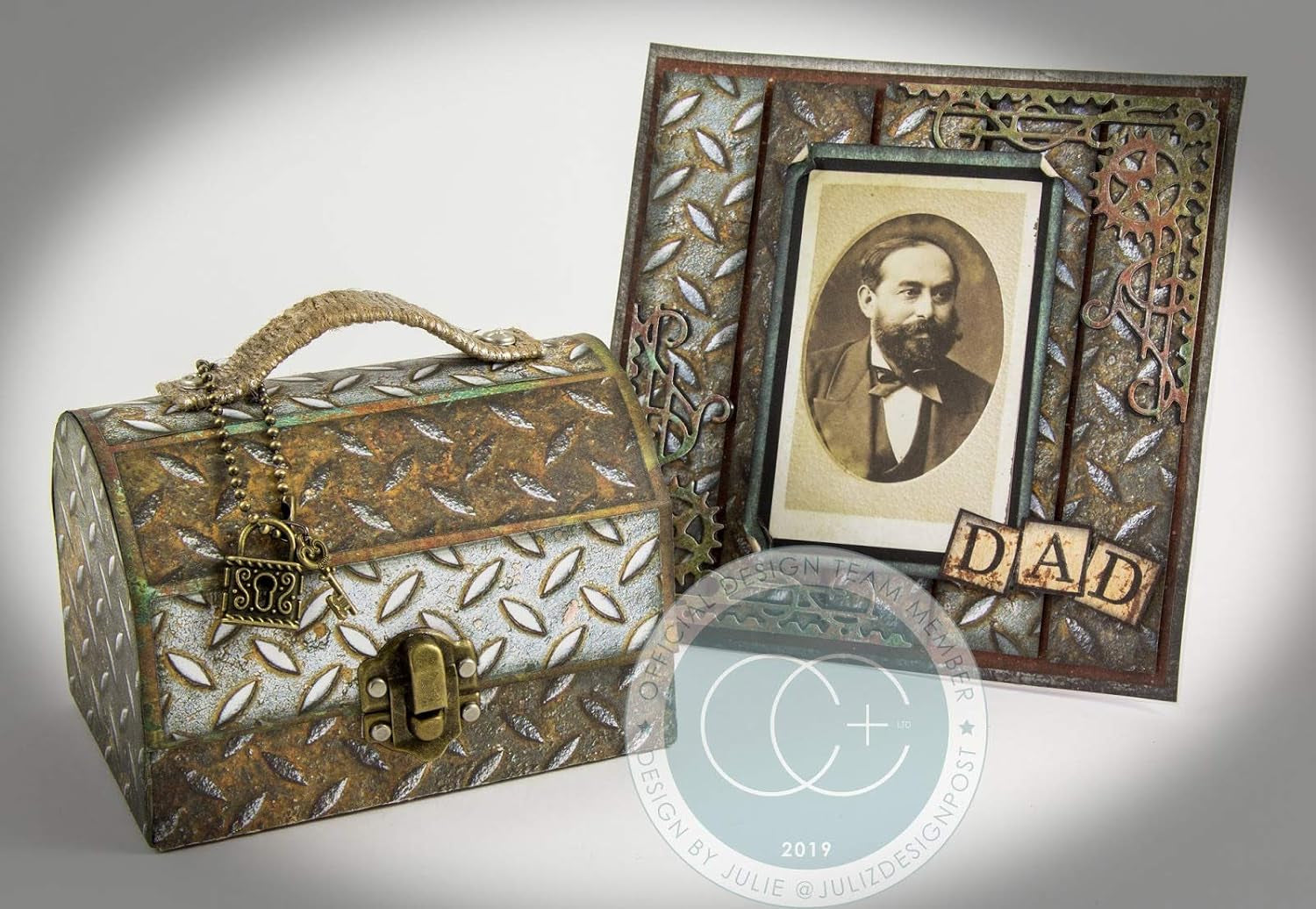 Double-Sided Paper Pad 12"X12" 30/Pkg-Metal Textures, 20 Designs, Multi