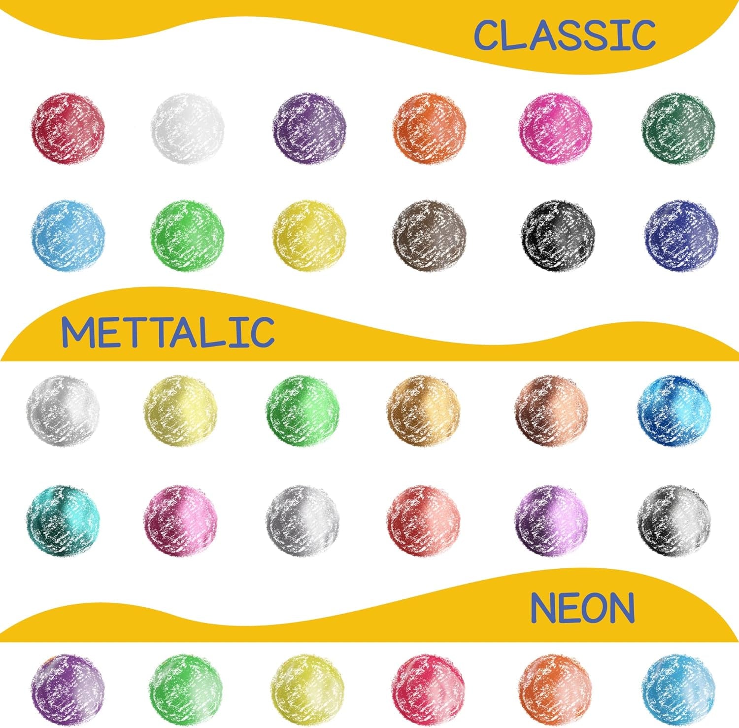 Tempera Paint Sticks (30 Large Paint Sticks) - Paint Sticks for Kids Washable - Safe Arts and Craft Paint Sticks for Toddler or Child Use - for Wood Paint, Glass Paint, Rock Paint, or Poster Paint