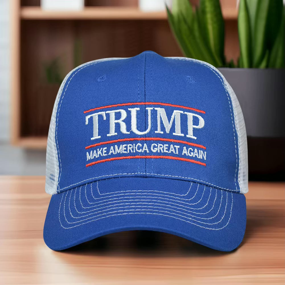 Trump 2024 Keep America Great Baseball Cap Embroidery MGA Hat Donald Trump Patriots President Hat for Trump Supporter Truck Caps