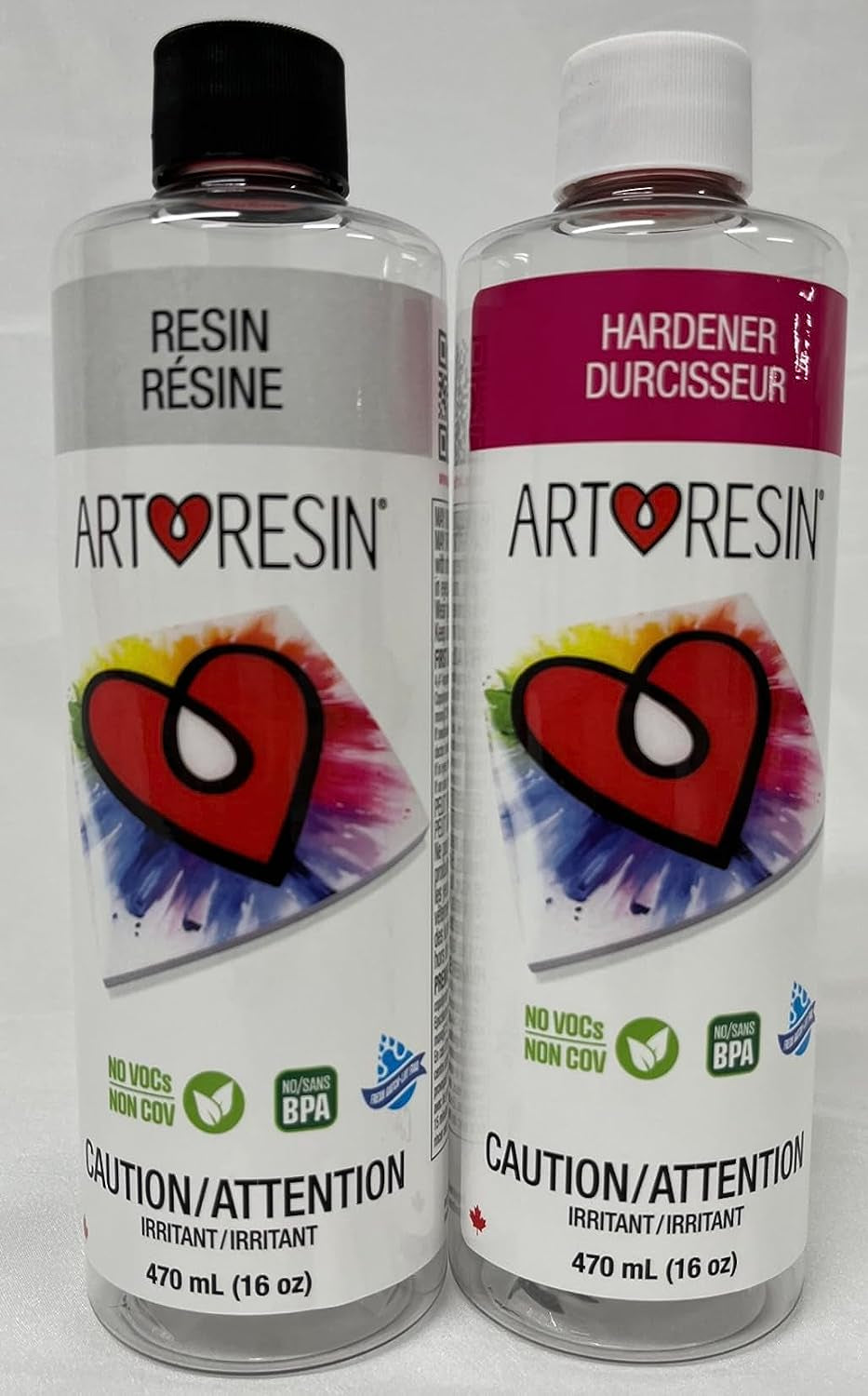- Epoxy Resin - Clear - Non-Toxic - 32 Oz (16 Oz Resin + 16 Oz Hardener) (946 Ml)
