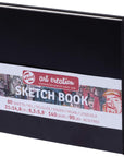 Talens Japan T9314-233M 452248 Art Creation Sketchbook, Drawing Notebook, 8.3 X 11.8 Inches (21 X 30 Cm), Navy Blue