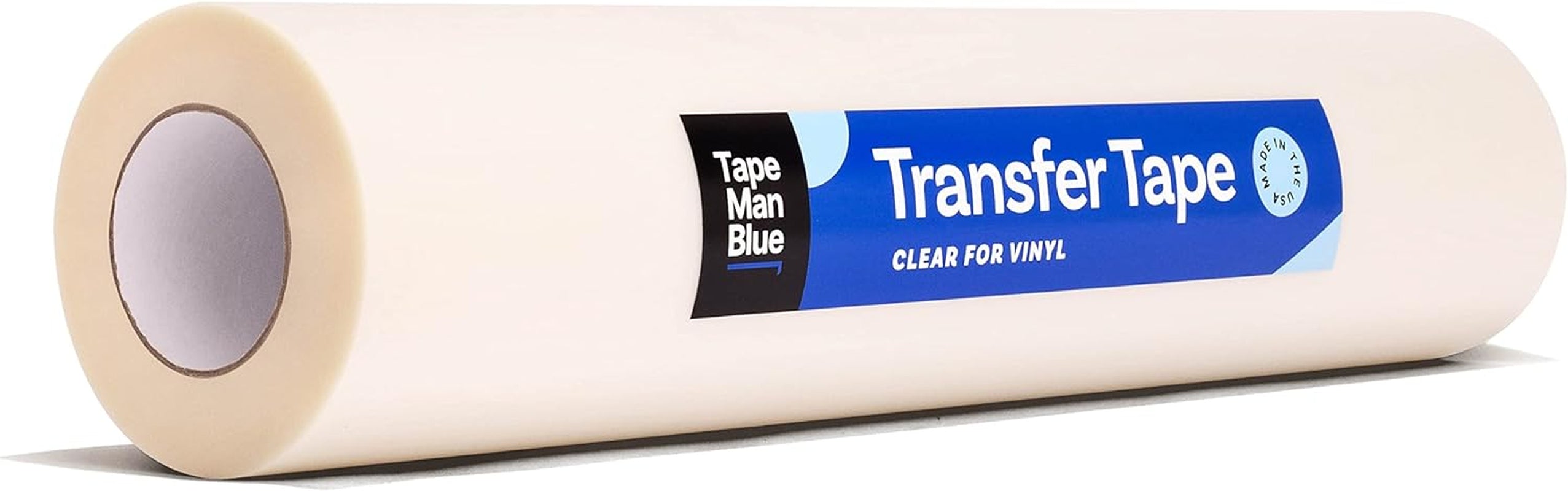 Transfer Tape for Vinyl, 24 Inch X 100 Feet, Clear Film with Medium-High Tack Adhesive. American-Made Application Tape for Vinyl Graphics