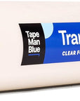 Transfer Tape for Vinyl, 24 Inch X 100 Feet, Clear Film with Medium-High Tack Adhesive. American-Made Application Tape for Vinyl Graphics