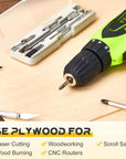12 Pcs Basswood Sheets 3Mm 1/8" X 12" X 18" Plywood Board Craft Wood Thin Wood Sheets for DIY Arts Crafts Woodworking Scroll Sawing Projects Painting Drawing Laser Cutting Projects Laser Wood Burning