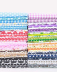 56 Pieces 9.8"X 9.8" (25Cm X 25Cm) Squares Cotton 100% Floral Printed Sewing Supplies Fabric for Quilting Patchwork, DIY Craft, Scrapbooking Cloth