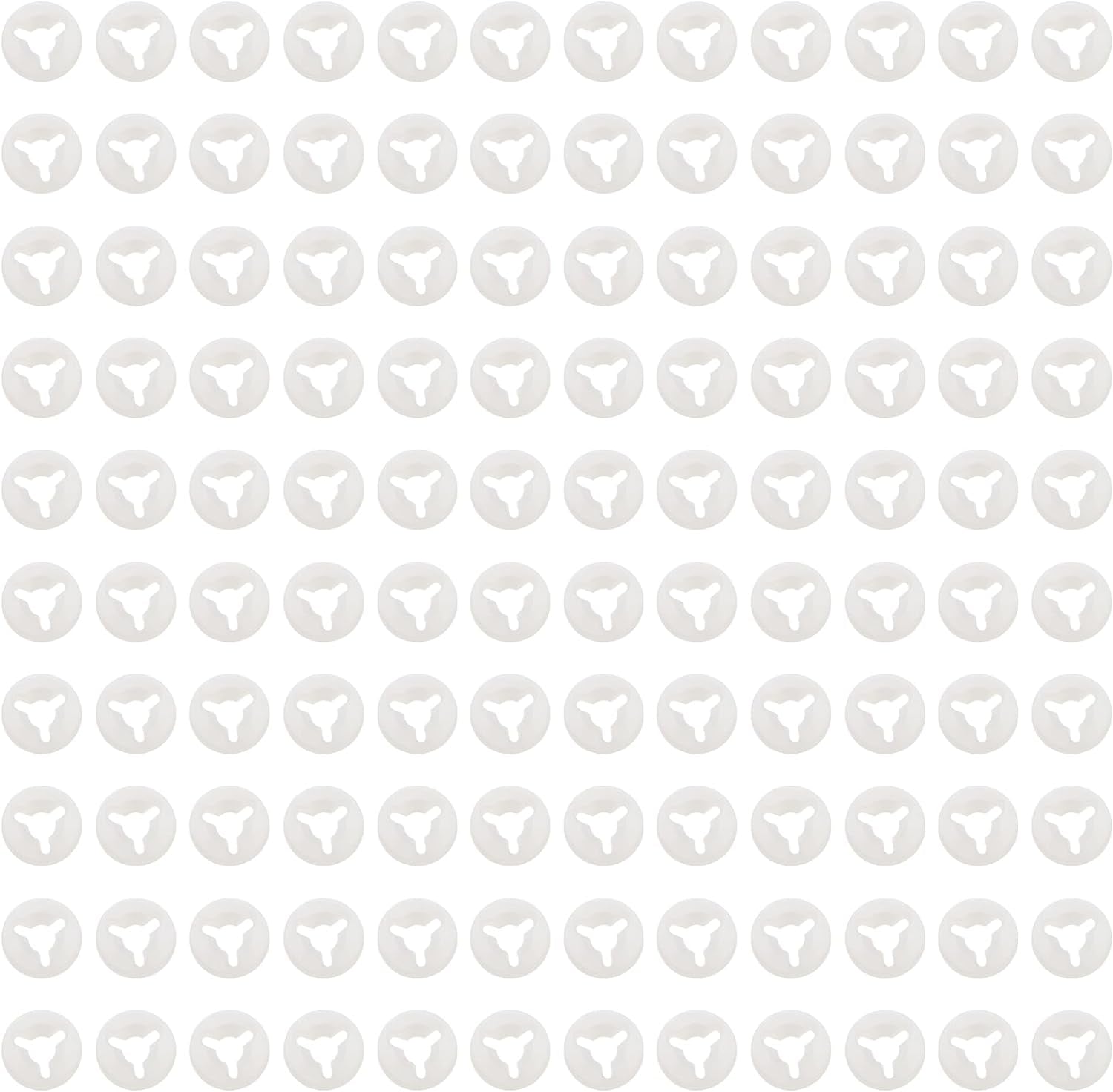 180Pcs Safety Eyes Backs 12Mm to 20Mm Plastic Washers for Safety Eyes and Noses Doll Accessories Washers for Stuffed Animals Amigurumis Crochet Bears Doll Making