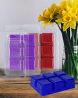 Wax Melt Molds 100 Pack Wax Molds Clear Plastic Wax Melt Clamshells