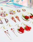 10Pcs Resin Earring Mold,Silicone Resin Jewelry Molds Set for Epoxy Resin Dangle Pendant Molds for Women