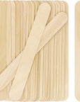 8'' Jumbo Craft Sticks, 60Pcs Extra Large Natural Premium Wood, Ice Cream Sticks, Jumbo Sticks, Large Tongue Depressors, Plant Labels, Hair Removal and Waxing Supplies, Crafting