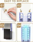 9W 21050 Bulbs & Replacement Glue Boards Kit for Dynatrap DT3009, Indoor Glue Boards Refill Sticky Cards Bulbs Accessories for Dynatrap DT3009 DT3019 DT3039