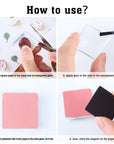 96Pcs Craft Magnets Glass Magnet with Adhesive Backing and Transparent Clear Glass Cabochons DIY Magnets for Fridge Refrigerator Magnets(Square,1.2 Inch)