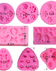 Silicone Mould for Flower and Butterfly Candy - for Cake Decoration,Chocolate Fudge, Polymer Clay, Soap, Confectionery Projects.